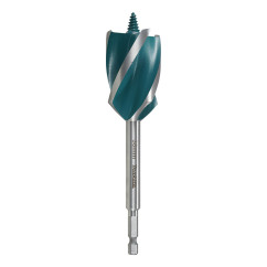 Makita E-26727 - 38mm x 165mm 1/4" Hex Impact 4-Cut Wood Auger Drill Bit