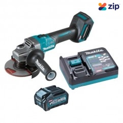 Makita GA005GM103 - 40V Max Cordless Brushless 125mm (5") Slide Switch Angle Grinder Kit