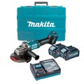 Makita GA037GM201 - 40V Max 4.0Ah 180mm (7") XGT AWS Cordless Brushless Angle Grinder Kit Angle Grinders