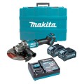 Makita GA038GM201 - 40V Max 4.0Ah 230mm (9") XGT AWS Cordless Brushless Angle Grinder Kit Angle Grinders
