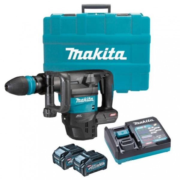 Makita HM001GM202 - 40V Max XGT 4.0Ah Cordless Brushless SDS Max Demolition Hammer Kit Rotary Hammer Drills
