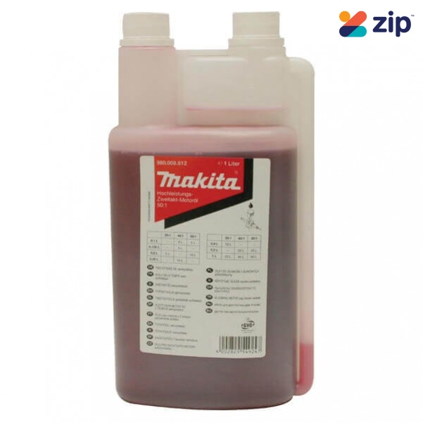 Makita HP-612 - 1L 2-Stroke 50:1 High Performance Motor Oil