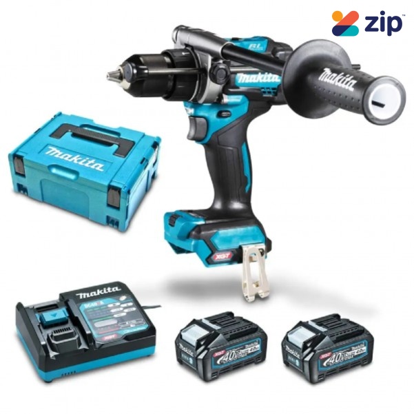 Makita HP001GM203 - 40V Max XGT Cordless Brushless Hammer Driver Drill Kit Drill Drivers