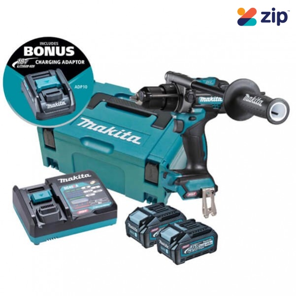 Makita HP001GM203 - 40V Max XGT Cordless Brushless Hammer Driver Drill Kit Drill Drivers