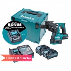 Makita HR002GM205 - 40V Max 4.0Ah XGT Cordless Brushless AWS 28mm Rotary Hammer Kit