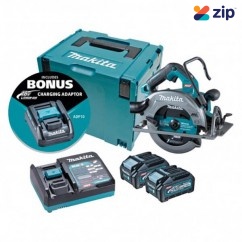 Makita HS003GM203 - 40V Max 4.0Ah XGT Cordless Brushless AWS* 185mm (7-1/4") Circular Saw Kit