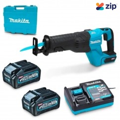 Makita JR001GM201 - 40V 4.0Ah Max XGT Cordless Brushless Recipro Saw Kit