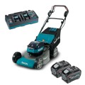 Makita LM002GL201 - 40V Max 8.0Ah Li-ion Cordless Brushless 534mm (21") Lawn Mower Combo Kit Mowers