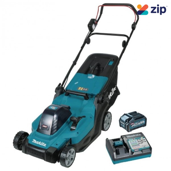 Makita LM004GM103 - 40V Max XGT 4.0Ah Cordless Brushless 430mm Lawn Mower Kit Mowers