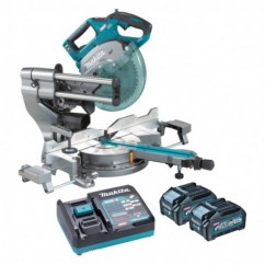 Makita LS002GM201 - XGT AWS 40V Max Cordless Brushless 216mm (8-1/2") Slide Compound Saw Kit