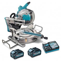 Makita LS004GM201 - 40V Max Li-ion XGT Cordless Brushless 260mm (10-1/4”) Slide Compound Saw Kit