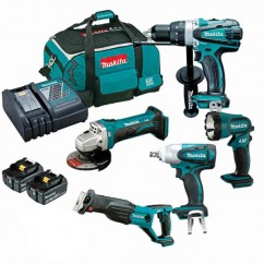 Makita LXT505TN - 18V 5.0Ah Cordless 5 Piece Combo Kit