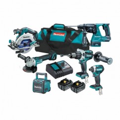 Makita LXT614 - 18V 5.0Ah 6 Piece Cordless Lithium-Ion Brushless Combo Kit