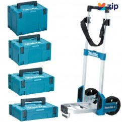 Makita MAKPACCOMBO1 - 4 Piece Stackable Case Set And Trolley