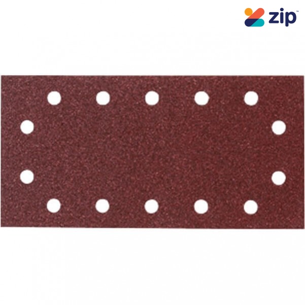Makita P-33071 - 115 x 280mm Hook & Loop 1/2 Sheet Sand Paper (Pack of 10) Sanding Discs, Papers & Wheels