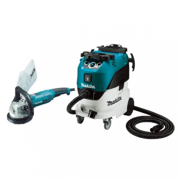 Makita PC5000C-VC42MX2 - 125mm Concrete Planer and Vacuum Combo Kit