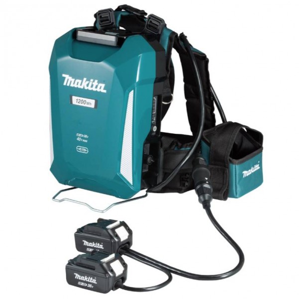 Makita PDC1200A01 - 36V Li-ion Cordless Portable Backpack Power Supply Kit Batteries