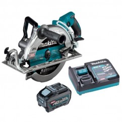 Makita RS002GT101 - 40V Max 5.0Ah XGT Cordless Brushless 260mm (10-1/4") Rear Handle Saw Kit