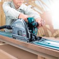 Makita SP001GM201T - 40V Max 2x4.0Ah 165mm (6-1/2") XGT AWS Brushless Plung Cut Saw w/ 1400mm Guide Rail Kit