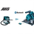 Makita SP001GM201T - 40V Max 2x4.0Ah 165mm (6-1/2") XGT AWS Brushless Plung Cut Saw w/ 1400mm Guide Rail Kit