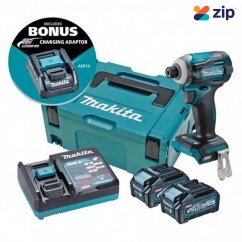 Makita TD001GM204 - 40V 4.0Ah Max Cordless Brushless Impact Driver Kit Impact Drivers/Drills