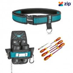 Makita TRADIEBELT1 - Quick Release Tool Belt & Electrician Pouch Trade Pack