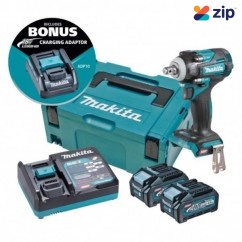 Makita TW004GM203 - 40V 4.0Ah Max XGT Cordless Brushless 1/2" Impact Wrench Kit