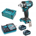 Makita TW005GM202 - 40V 4.0Ah Max XGT Cordless Brushless 1/2" Pin Detent Impact Wrench Kit