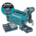 Makita TW005GM203 - 40V 4.0Ah Max XGT Cordless Brushless 1/2" Pin Detent Impact Wrench Kit