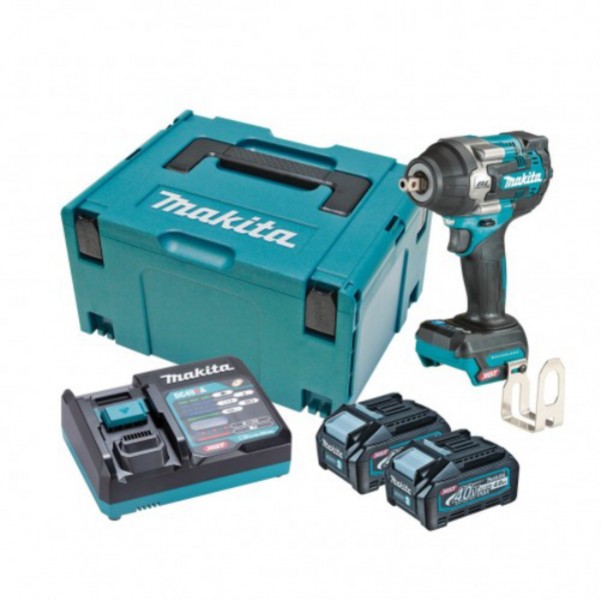 Makita TW008GM201 - 40V 4.0Ah Max XGT Cordless Brushless 1/2"  Mid-Torque Pin Detent Impact Wrench Kit Impact Wrenches