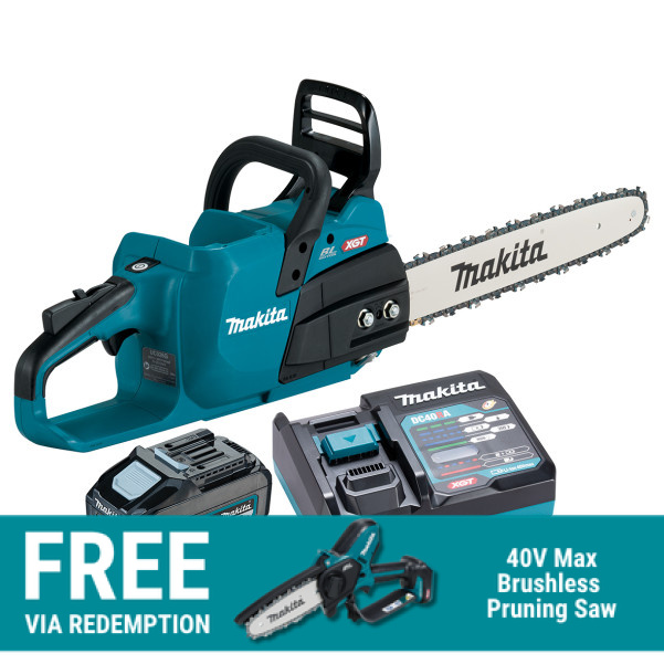 Makita UC026GT101 - 40V Max XGT 400mm Cordless Brushless Chainsaw Kit Makita UC026GT101 - 40V Max XGT 400mm Cordless Brushless Chainsaw Kit