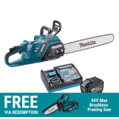 Makita UC030GE101 - 40V Max 8.0 Ah XGT 500mm Cordless Brushless Chainsaw Kit
