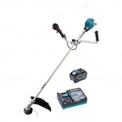 Makita UR006GT102 - 40V Max 5.0Ah Brushless U-Handle Line Trimmer Kit