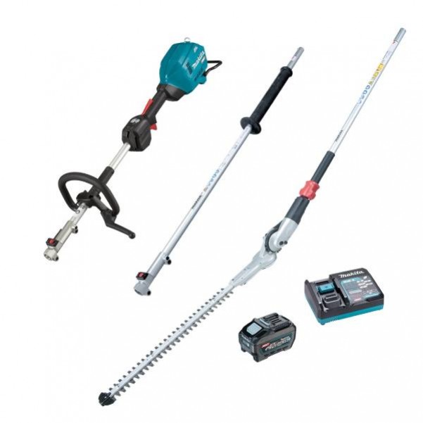 Makita UX01GT101 - 40V Max 5.0Ah XGT Brushless Multi-Function Powerhead with Trimmer Attachments Kit