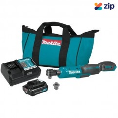 Makita WR100DWA - 12V Max 1/4" & 3/8" Cordless Ratchet Wrench Kit