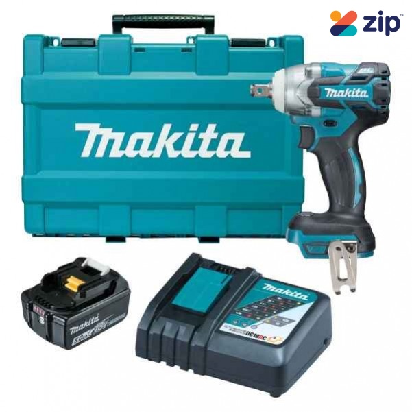 Makita DTW285RT - 18V 5.0Ah Cordless Brushless 1/2” Impact Wrench Kit