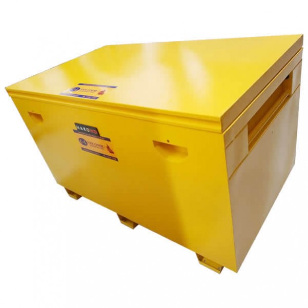 Mako TOB-SB3 - 1520x900x910mm Steel Yellow Heavy Duty Site Box Site Boxes