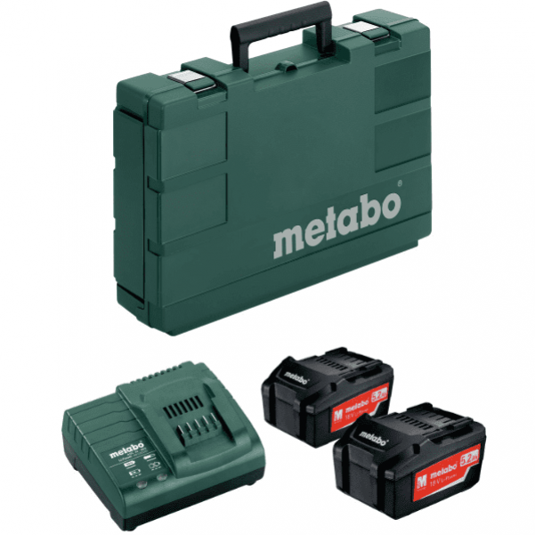 Metabo AU32100035 - 18V 5.2AH X2 Batteries and ASC30 Charger Combo Kit Batteries & Chargers