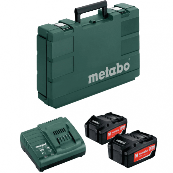 Metabo AU32100035 - 18V 5.2AH X2 Batteries and ASC30 Charger Combo Kit