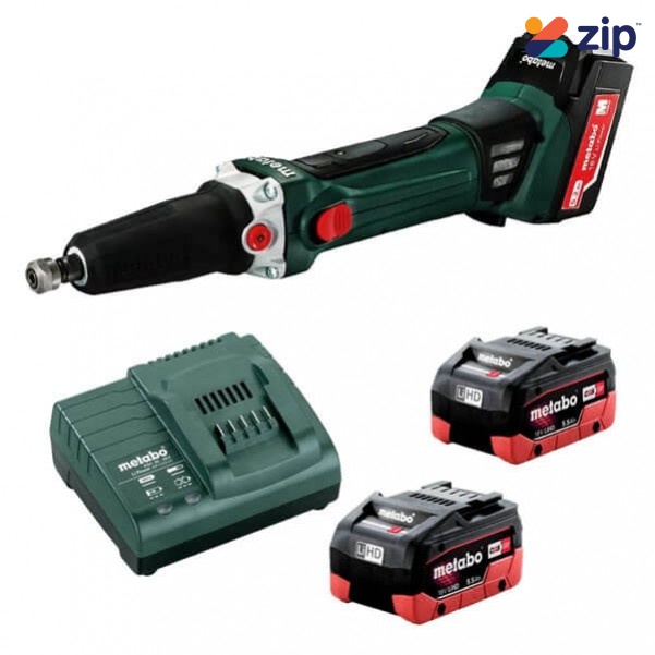 Metabo GA 18 LTX 5.5 K - 18V 1/4" Die Grinder 5.5Ah LiHD Kit (AU60063855)