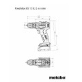 Metabo PowerMaxx BS 12 BL Q – 12V 45Nm Cordless Brushless Drill/Screwdriver with Quick Chuck Skin 601039890 Cordless Tool Kits & Skins