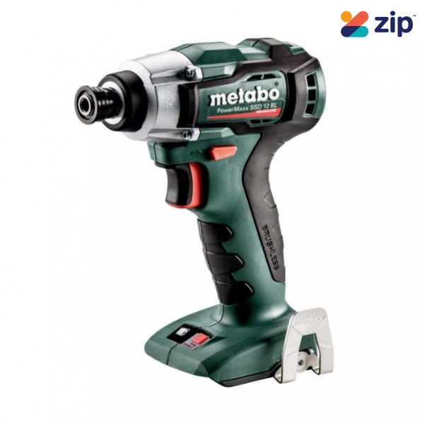 Metabo PowerMaxx SSD 12 BL – 12V 140Nm PowerMaxx Cordless Brushless 1/4 Impact Driver Skin 601115890