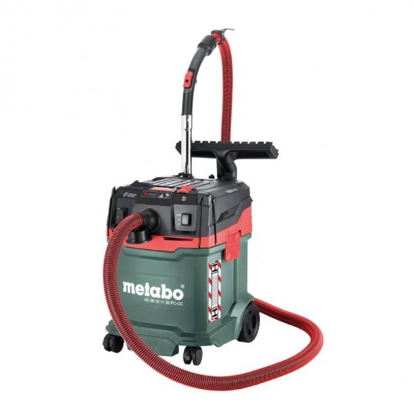 Metabo AS 36-18 H 30 PC-CC (602075850) - 36V (18V x 2) Li-ion Cordless Brushless 30L Wet & Dry H-Class Vacuum Cleaner Skin