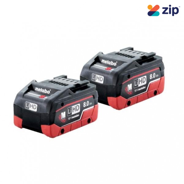 Metabo 8.0 LiHD TP - 18V 8.0Ah LiHD Battery Twin Pack AU32102800