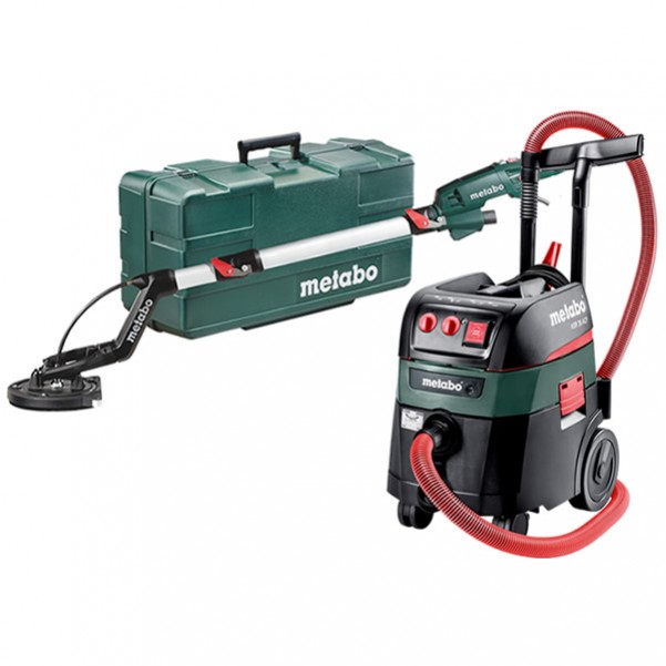 Metabo LSV5-225COMFORT+ASR35MACPSETKIT - 240V 500W M Class Dry Wall Vacuum Sander Kit AU60013620