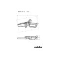 Metabo AU60085610 - 18V 2.0Ah Li-ion Cordless Brushless 150mm (6") Pruning Saw Kit Metabo AU60085610 - 18V 2.0Ah Li-ion Cordless Brushless 150mm (6") Pruning Saw Kit