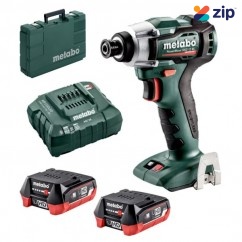 Metabo SSD 12 BL PC 2.0 K - 12V 2.0Ah PowerMaxx Cordless Brushless 1/4 Impact Driver Kit AU60111520