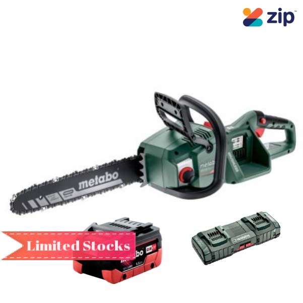 Metabo MS 36-18 LTX BL 40 5.5 DUO K - 18V 5.5Ah Brushless Cordless 400mm Chainsaw Kit AU60161300 Combo Kits 18v