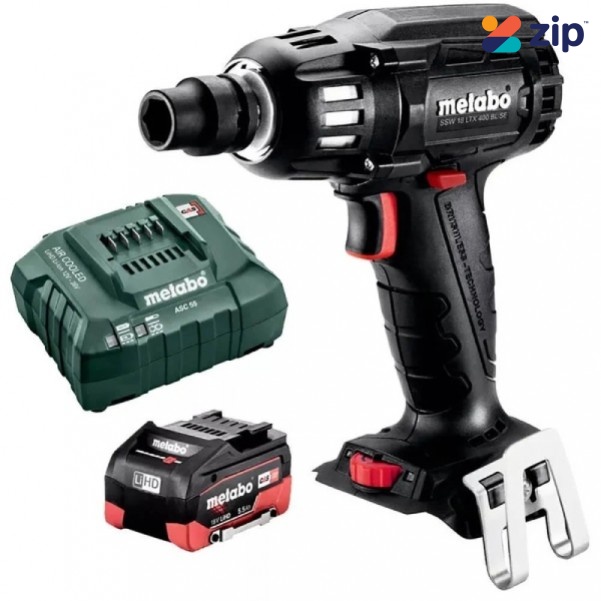 Metabo SSW 18 LTX 400 BL SE 1 HD 5.5 - 18V 5.5Ah 1/2" Cordless Brushless Impact Wrench Kit AU60225500 Combo Kits 18v