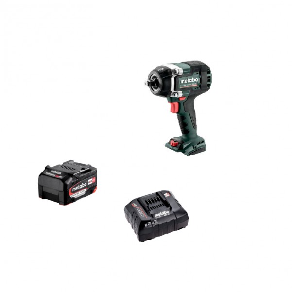 Metabo SSW 18 LTX 800 BL 1 LP 5.2 K (AU60240301) - 18V 5.2 Ah 1/2" Brushless Cordless Impact Wrench Kit Impact Wrenches